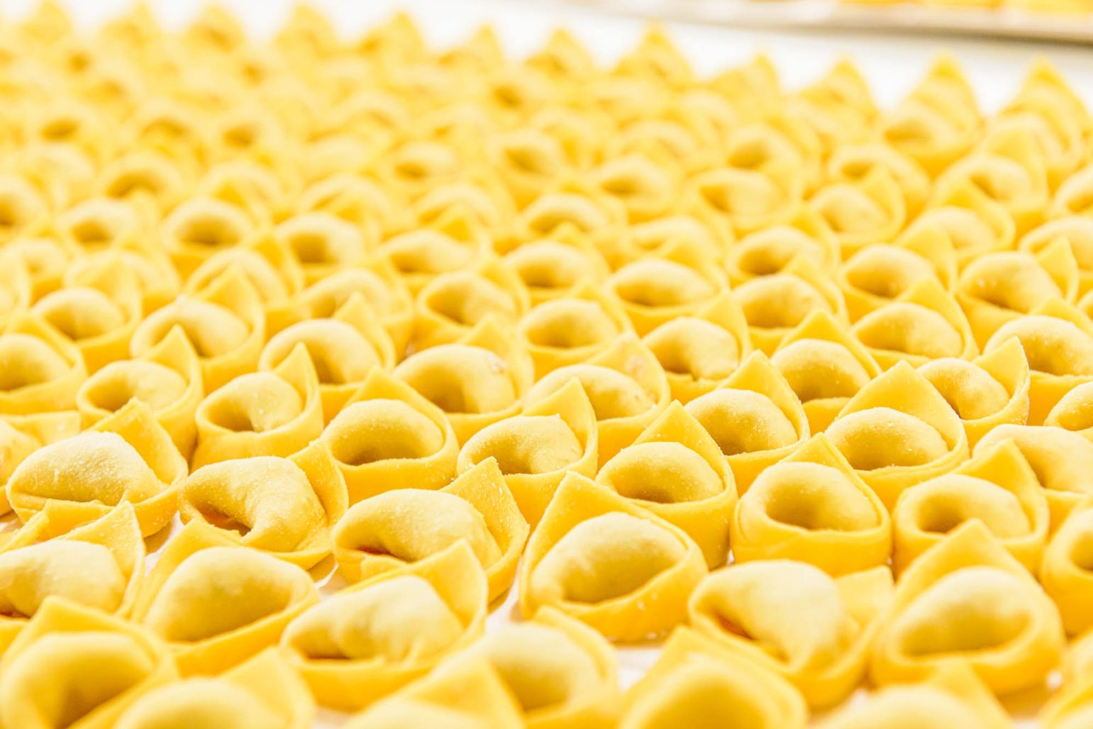 Pasta fresca fatta a mano all'Osteria del Tortellino